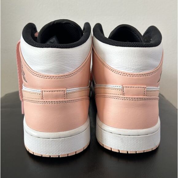 Size 9 Nike Air Jordan 1 Mid Artic Orange Crimson Tint Salmon - Picture 2 of 9